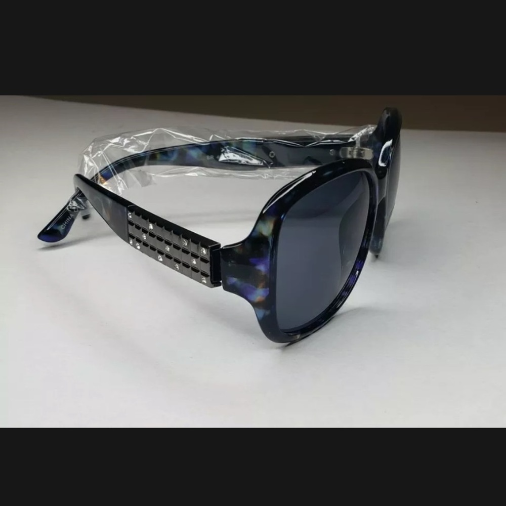 Oversized Rectangular Blue Tortoise Shell - Picture 8 of 10